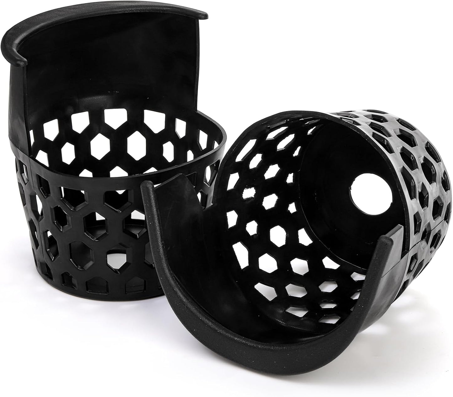 6 Pack Pool Table Pockets, Heavy Duty Billiard Set Including 4 Corner and 2 Side Pockets