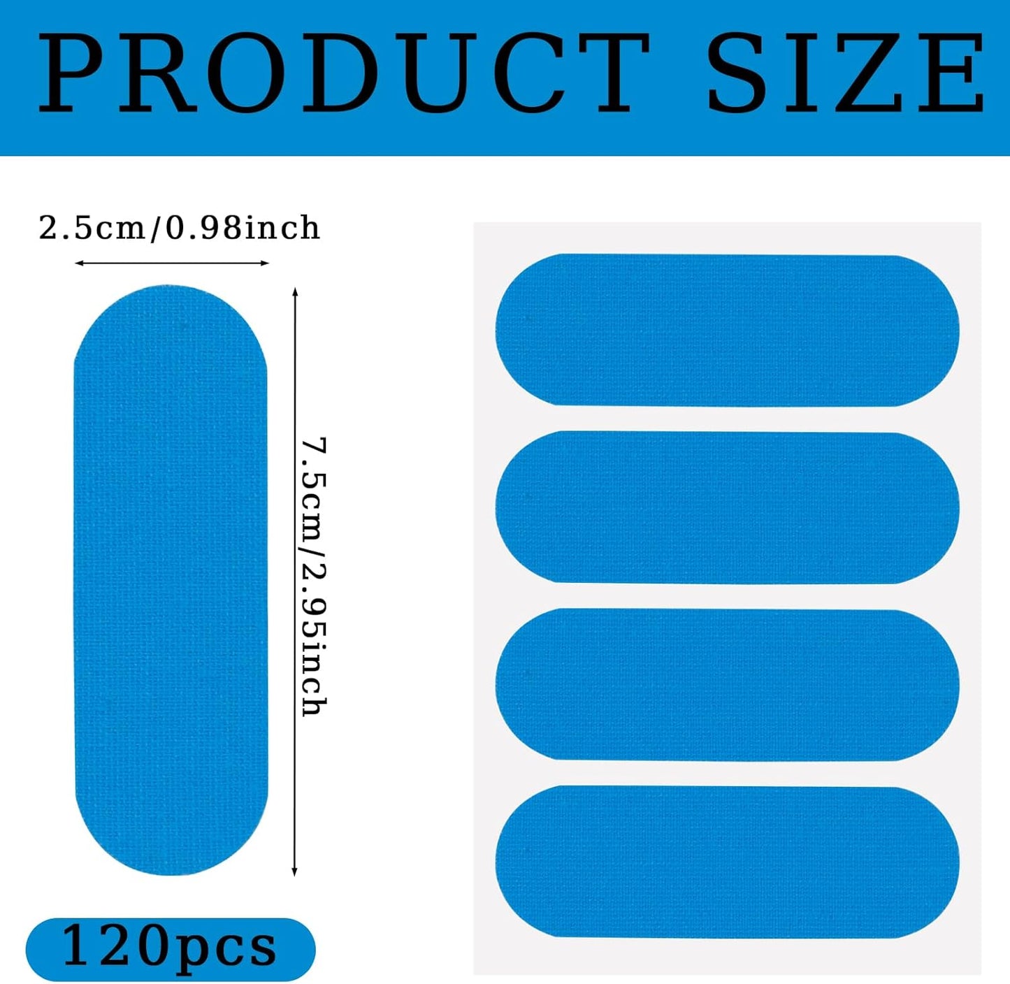 120Pieces Bowling Thumb Tape Blue Bowling Finger Tape Durable Bowling Tape Elastic Bowling Thumb Protector Bowling Tape Thumb Protective Performance Tape for Bowlers Exercise Sport