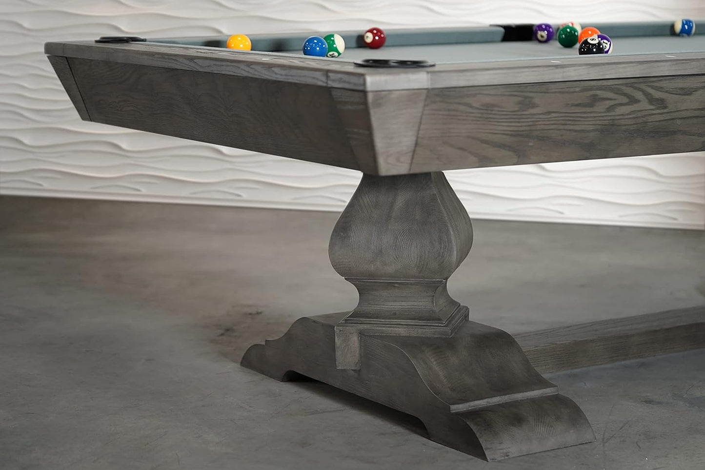 Nixon Billiards - Birdy Slate Billiard Pool Table- Grayson Grey - 7ft and 8ft - Whiteglove