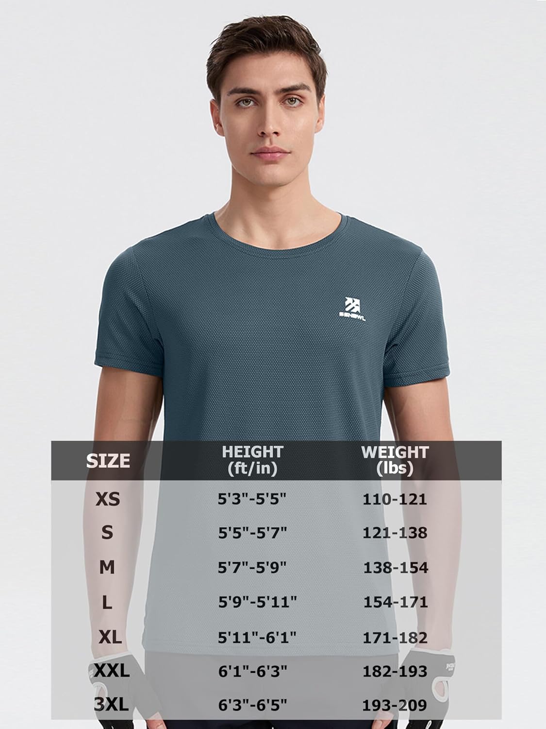 Moisture Wicking Quick Dry Soft Pickleball Workout Hiking Camping Running Shirts for Men Outdoor Sports