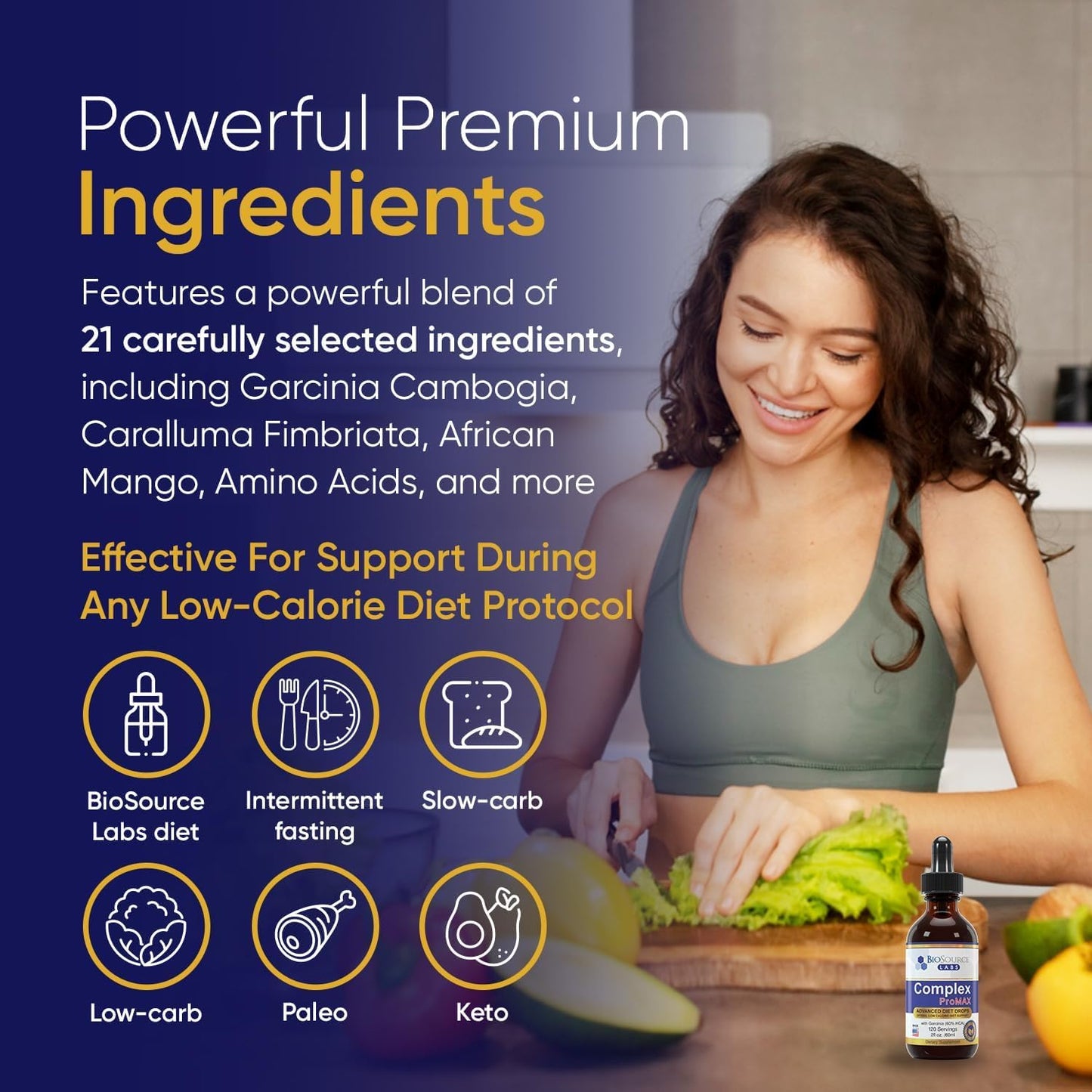 Complex ProMAX Premium Diet Drops 2 oz (2 Bottle Pack) - 60 Day Supply