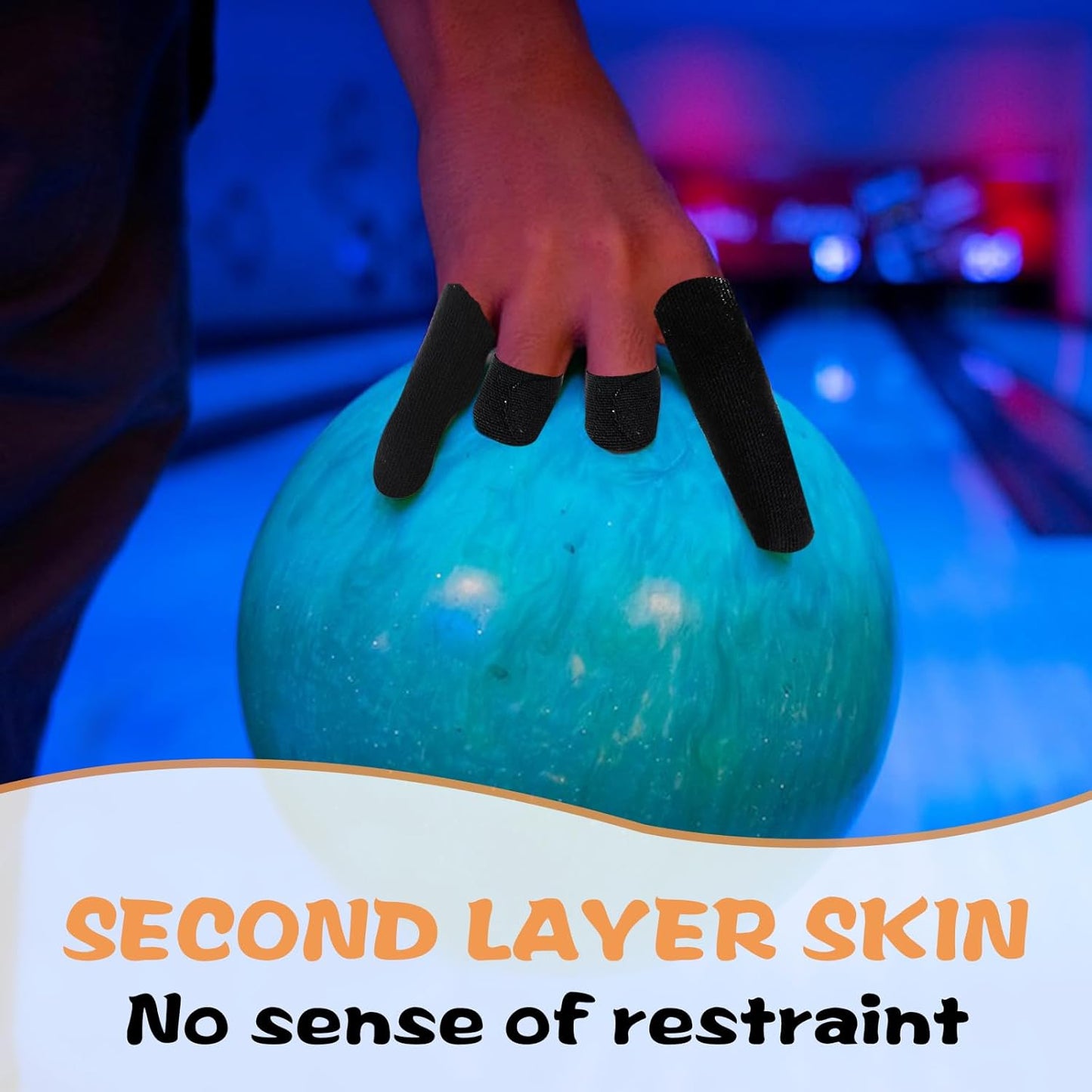 100 Pcs Bowling Tape Bowling Thumb Tape Bowlers Tape Bowling Finger Tape Elastic Bowling Thumb Protector Protective Performance Tape for Bowlers Exercise Sport