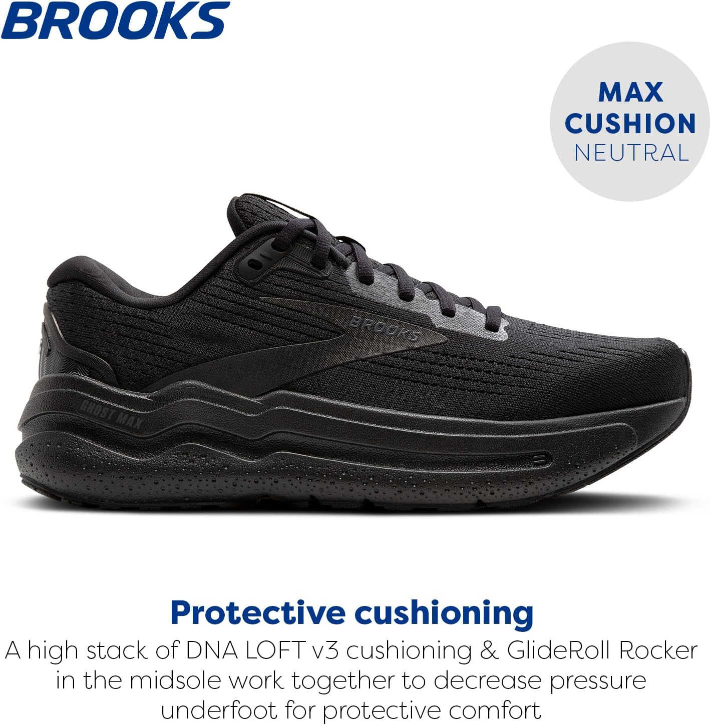 Brooks Men’s Ghost Max 2 Running and Walking Shoes