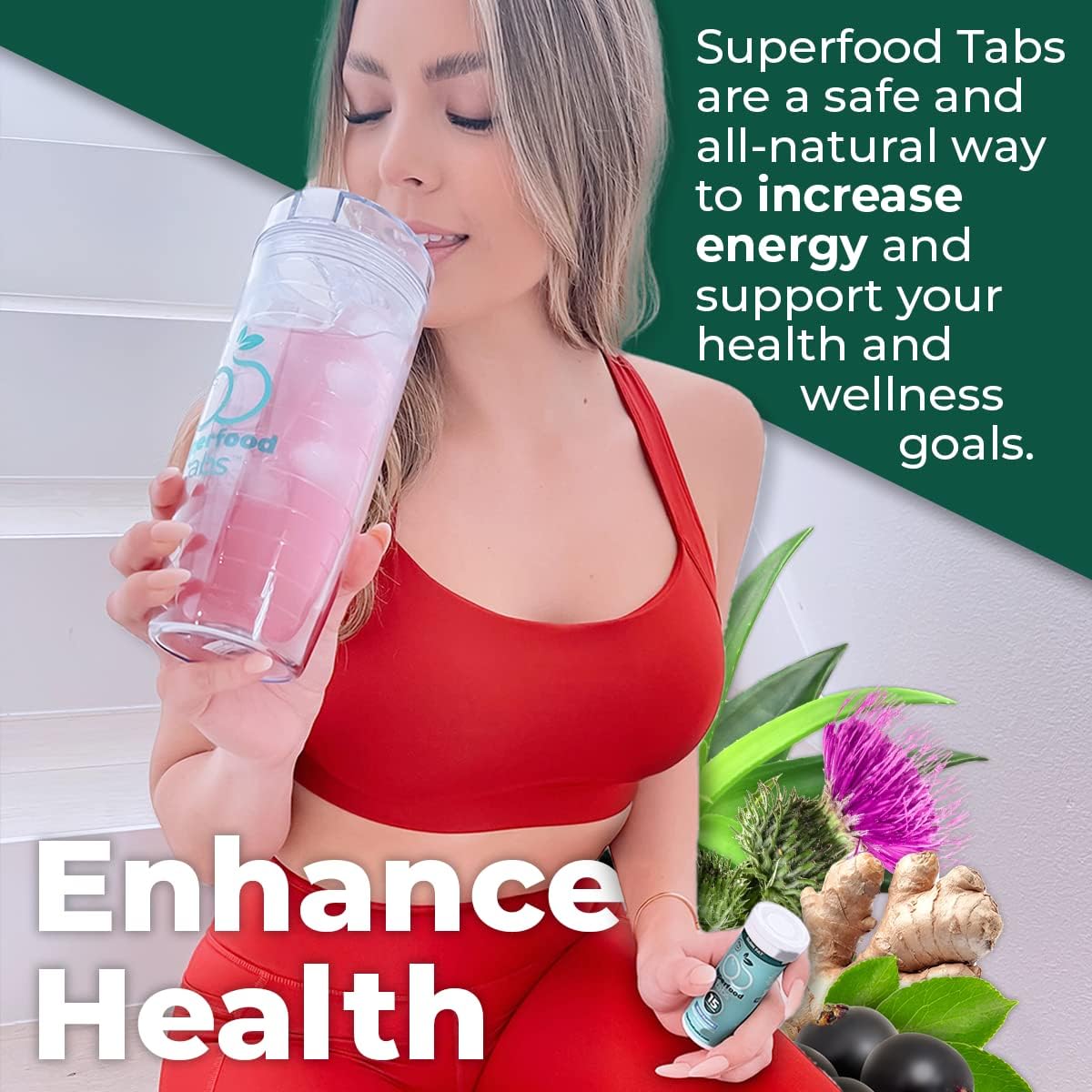 Detox Cleanse Drink - Fizzy Nutrition Supplement for Women and Men - Support Healthy Weight - Improve Digestive Health and Bloating Relief - Mixed Berry Flavor [30 Tablets]