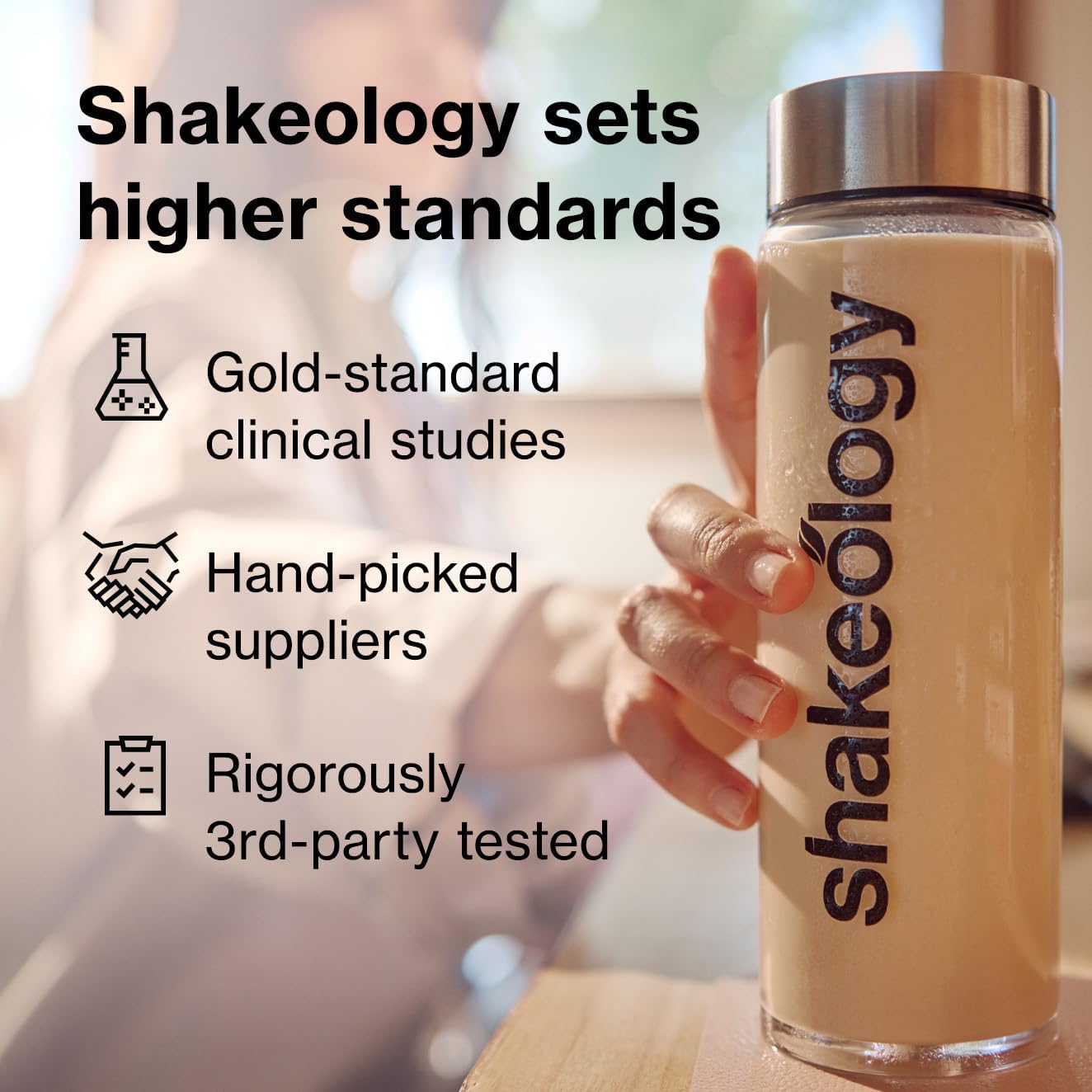 Shakeology 0g Added Sugar Plant Based Protein Powder Blend, Gluten-Free Shake with Vitamins and Minerals – Helps Support Healthy Weight Loss, Lean Muscle, Gut Health – Vanilla, 30 Servings