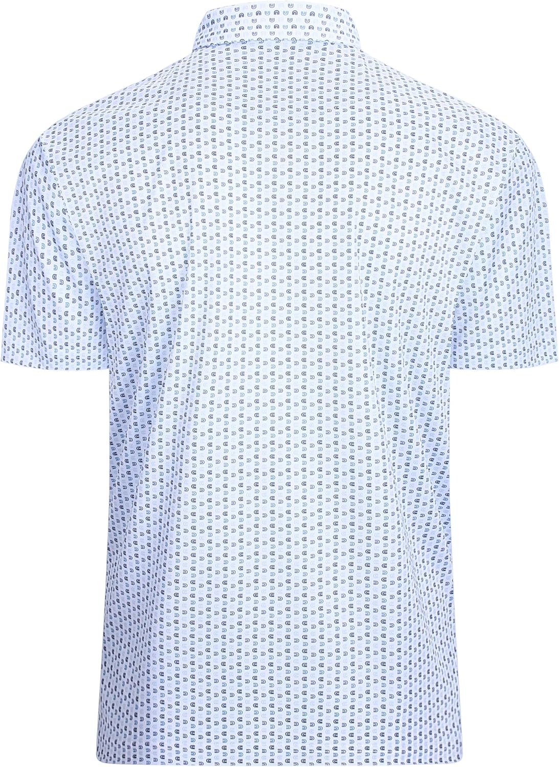 Alex Vando Mens Golf Shirt Moisture Wicking Classic Print Golf Shirts for Men