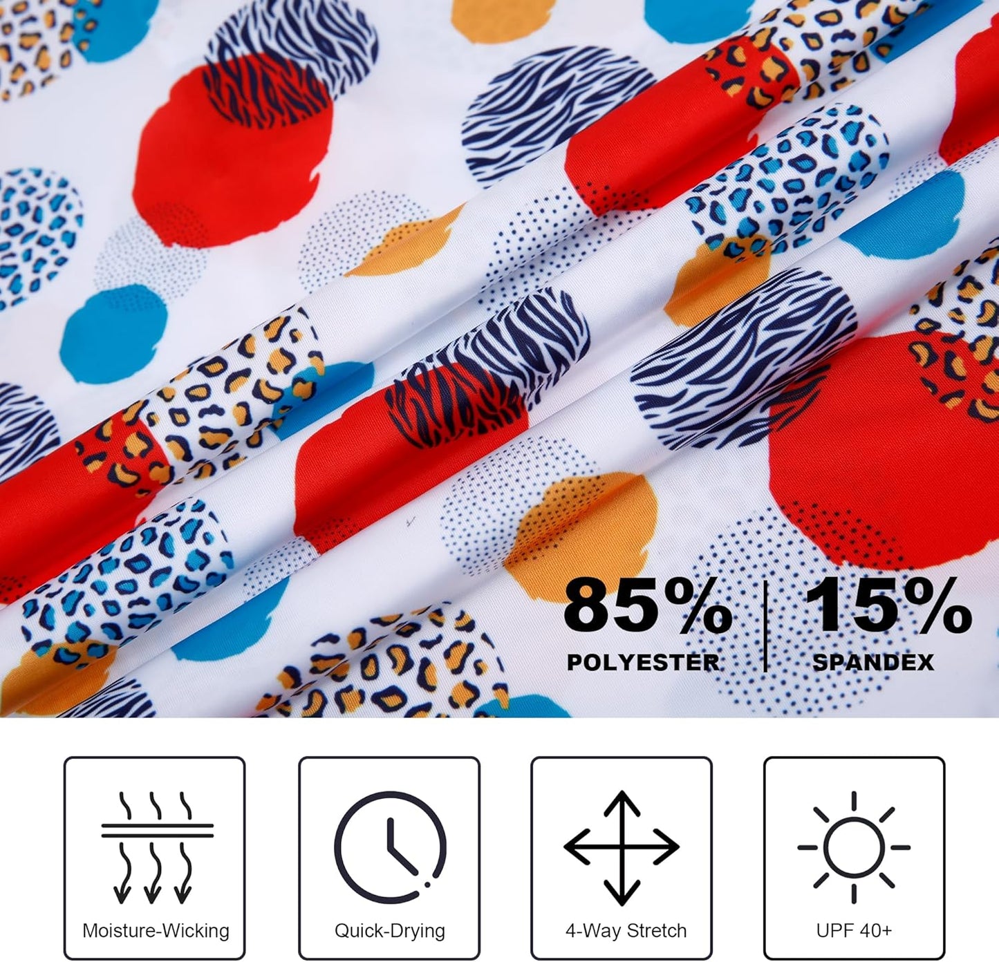 SAMERM Golf Shirts for Men Super Stretch Jacquard Dry Fit Golf Polo Moisture Wicking Short Sleeve Polo Shirts for Men