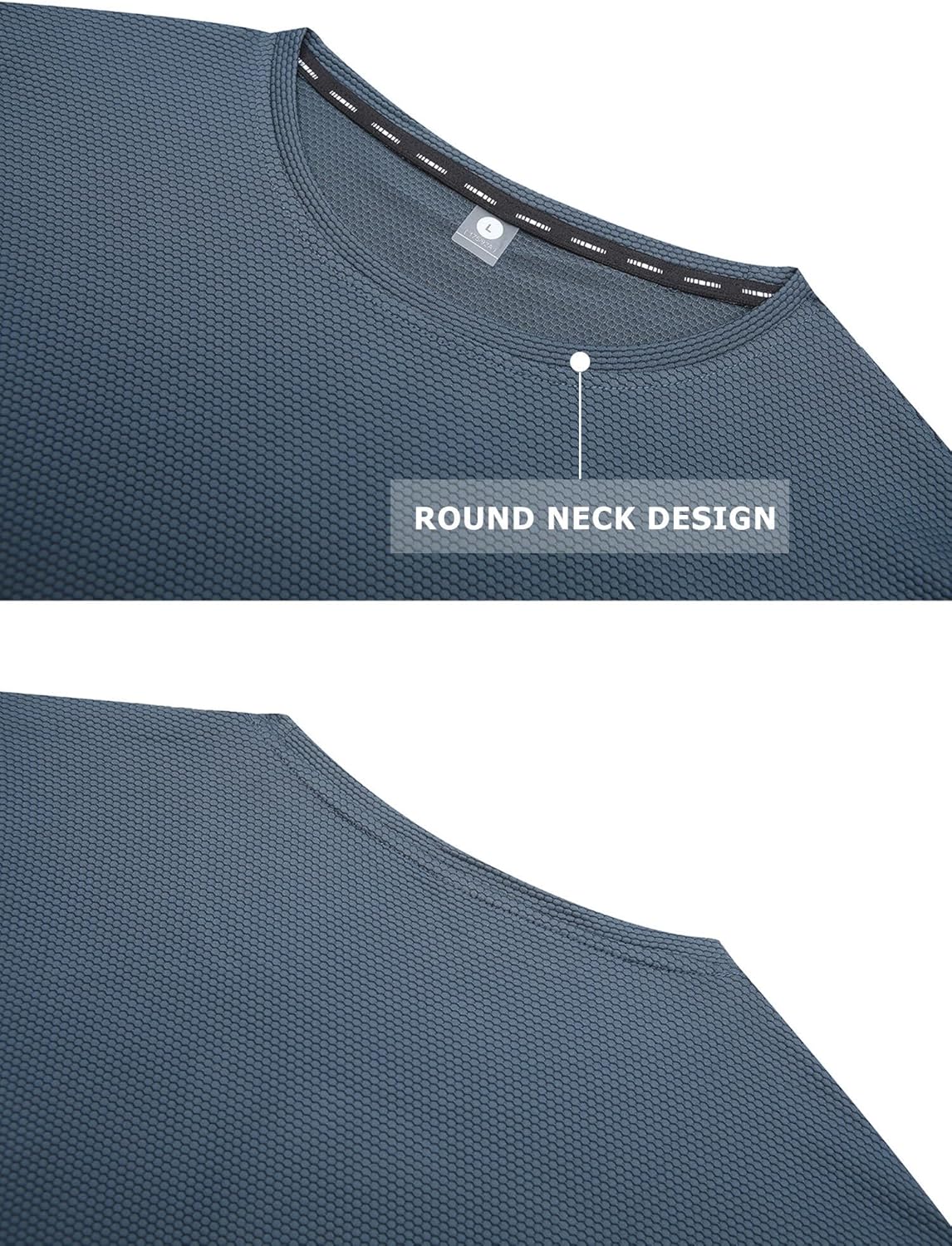 Moisture Wicking Quick Dry Soft Pickleball Workout Hiking Camping Running Shirts for Men Outdoor Sports