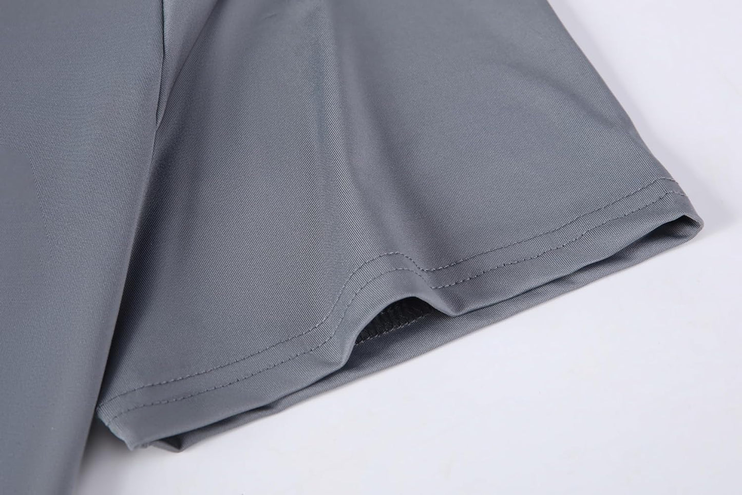 Alex Vando Mens Golf Shirt Moisture Wicking Quick-Dry Solid Short Sleeve Polo Shirts for Men