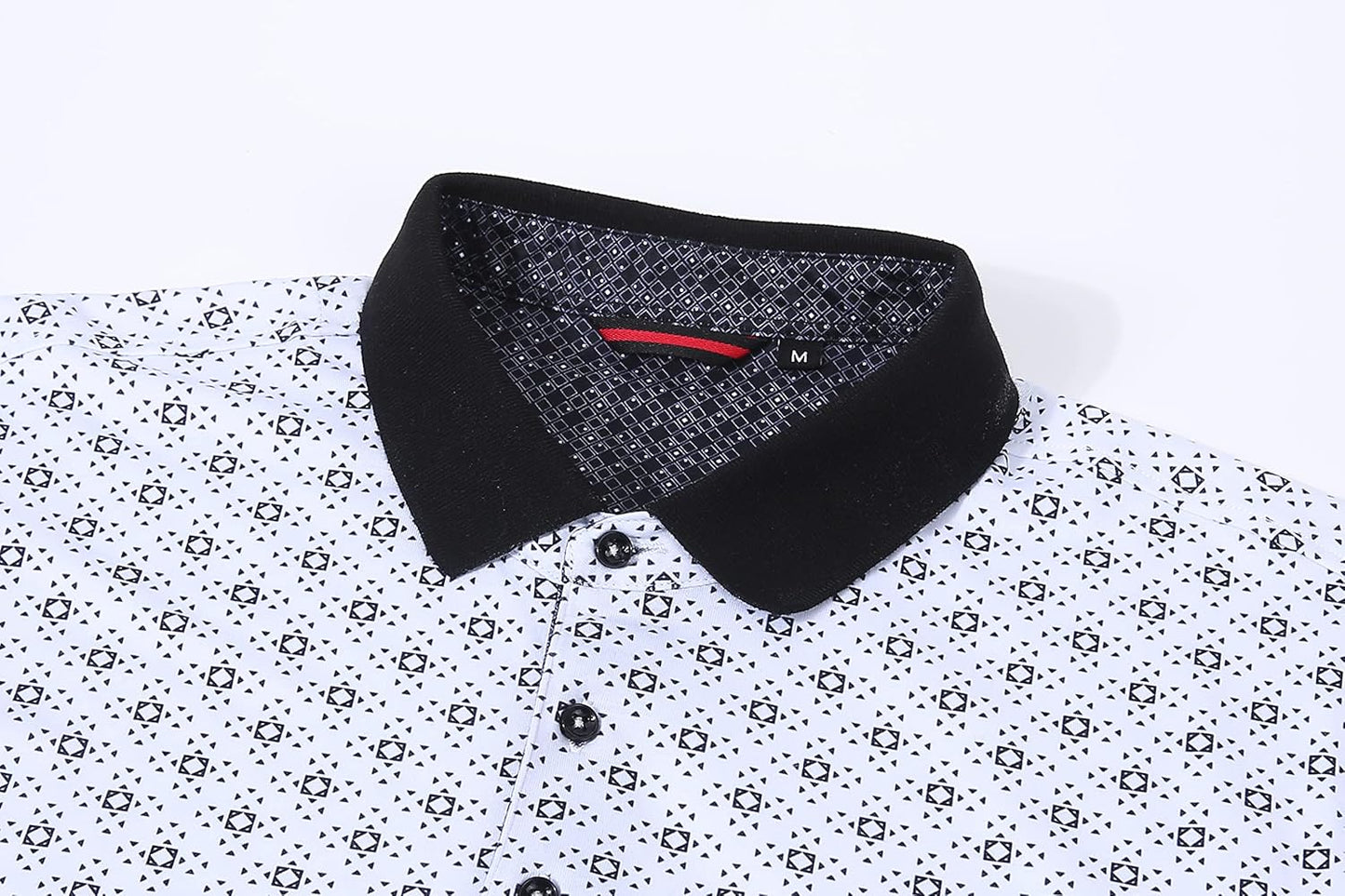 Alex Vando Mens Polo Shirts Short Sleeve Regular Fit Fashion Designed Shirt