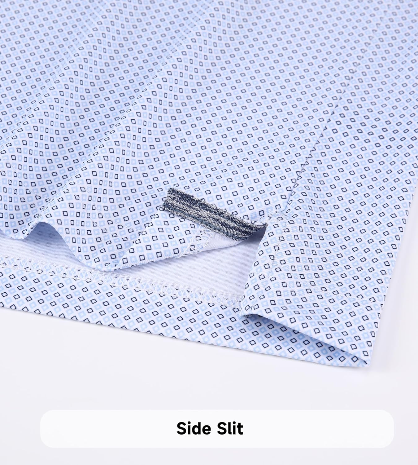 SAMERM Mens Golf Shirts Short Sleeve Dry Fit Performance Moisture Wicking Print Sport Polo Shirts for Men Casual