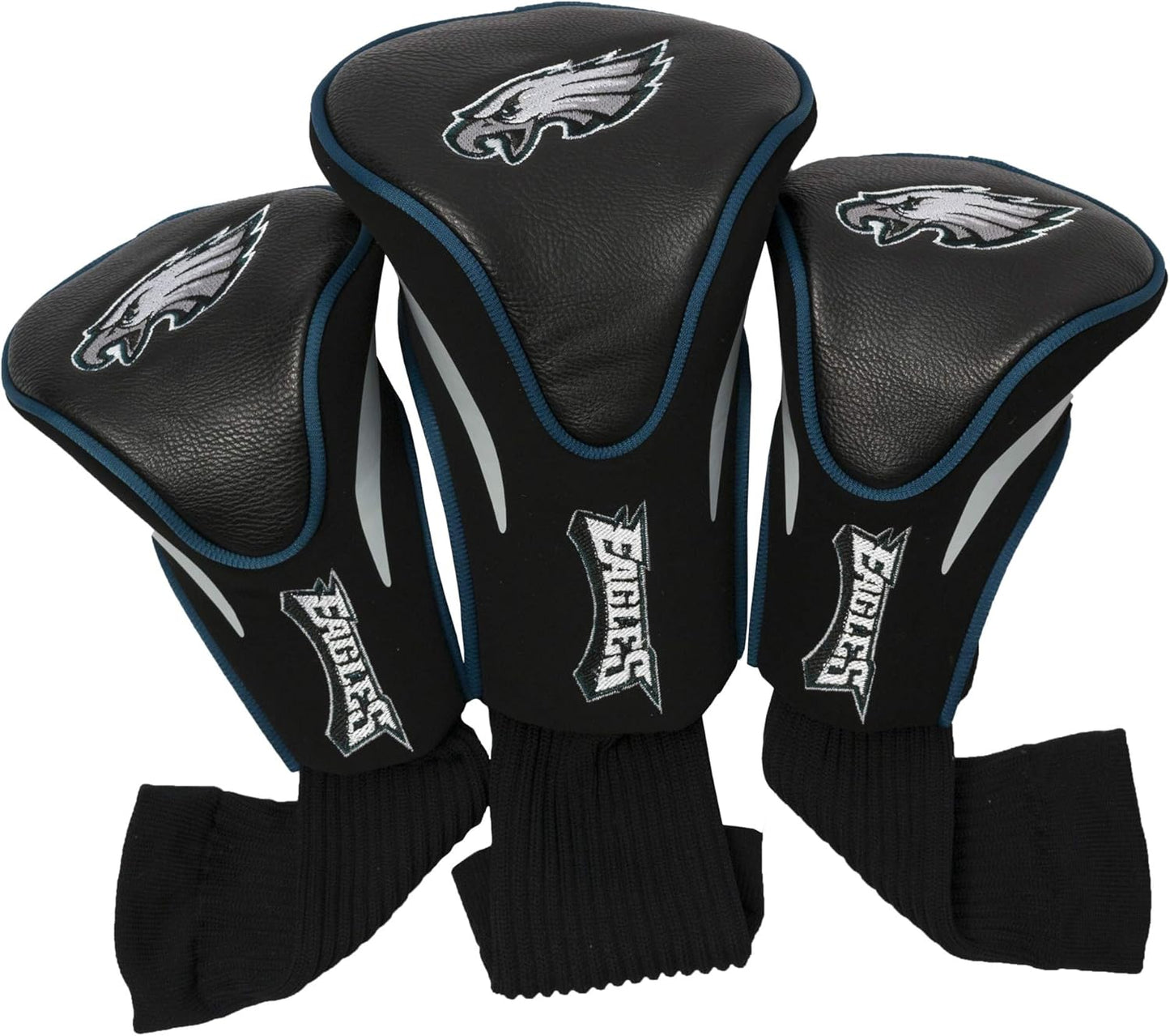 Team Golf NFL Numbered 1, 3, & X, Fits Oversized Drivers, Utility, Rescue & Fairway Clubs, Velour Lined for Extra Club Protection