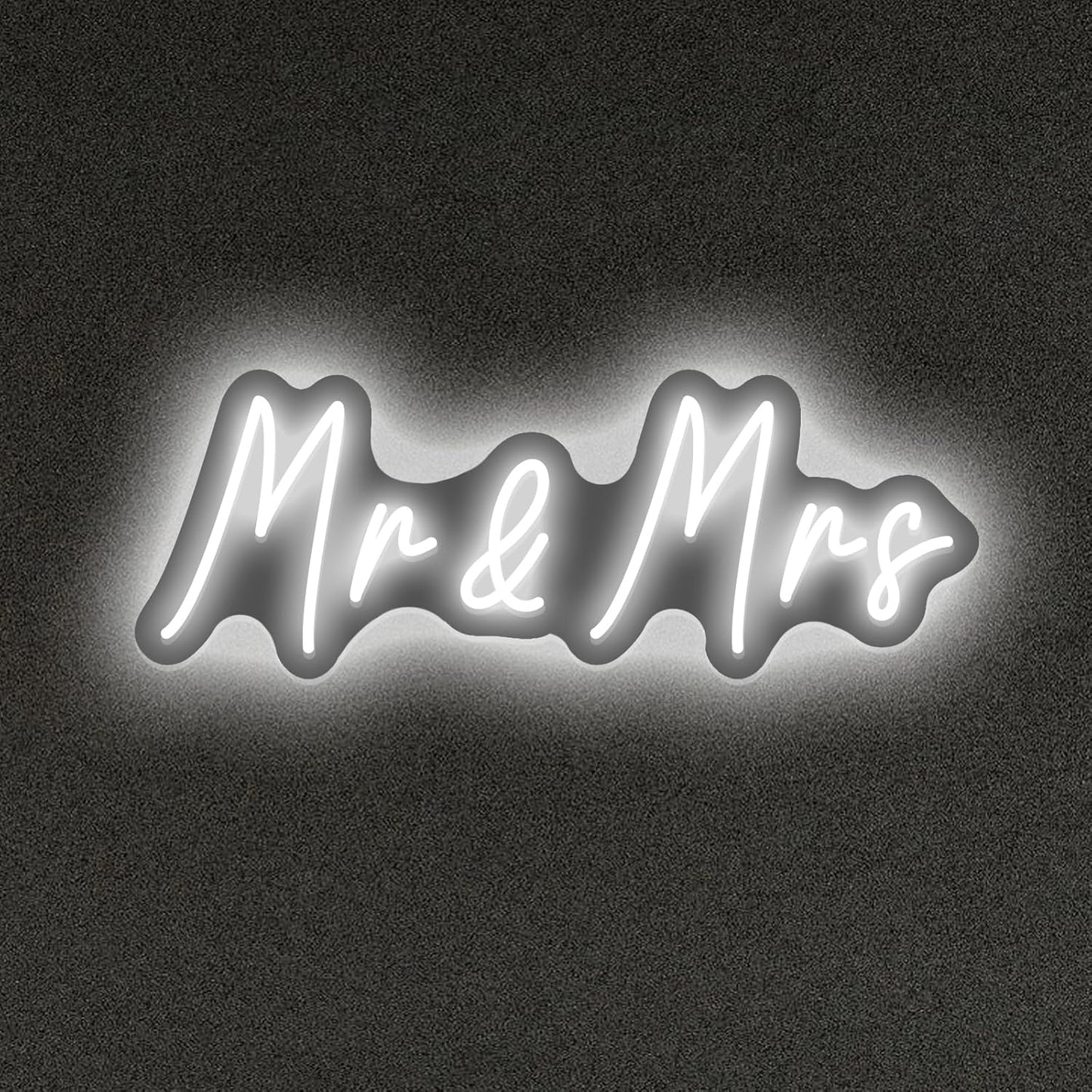 Mr and Mrs Neon Sign for Wedding Dimmable Mr Mrs Neon Signs Led Neon Sign for Party Neon Light Sign Mr & Mrs Sign for Anniversary Valentine's Day Wall Decor Gift 16.54 "X4.72"