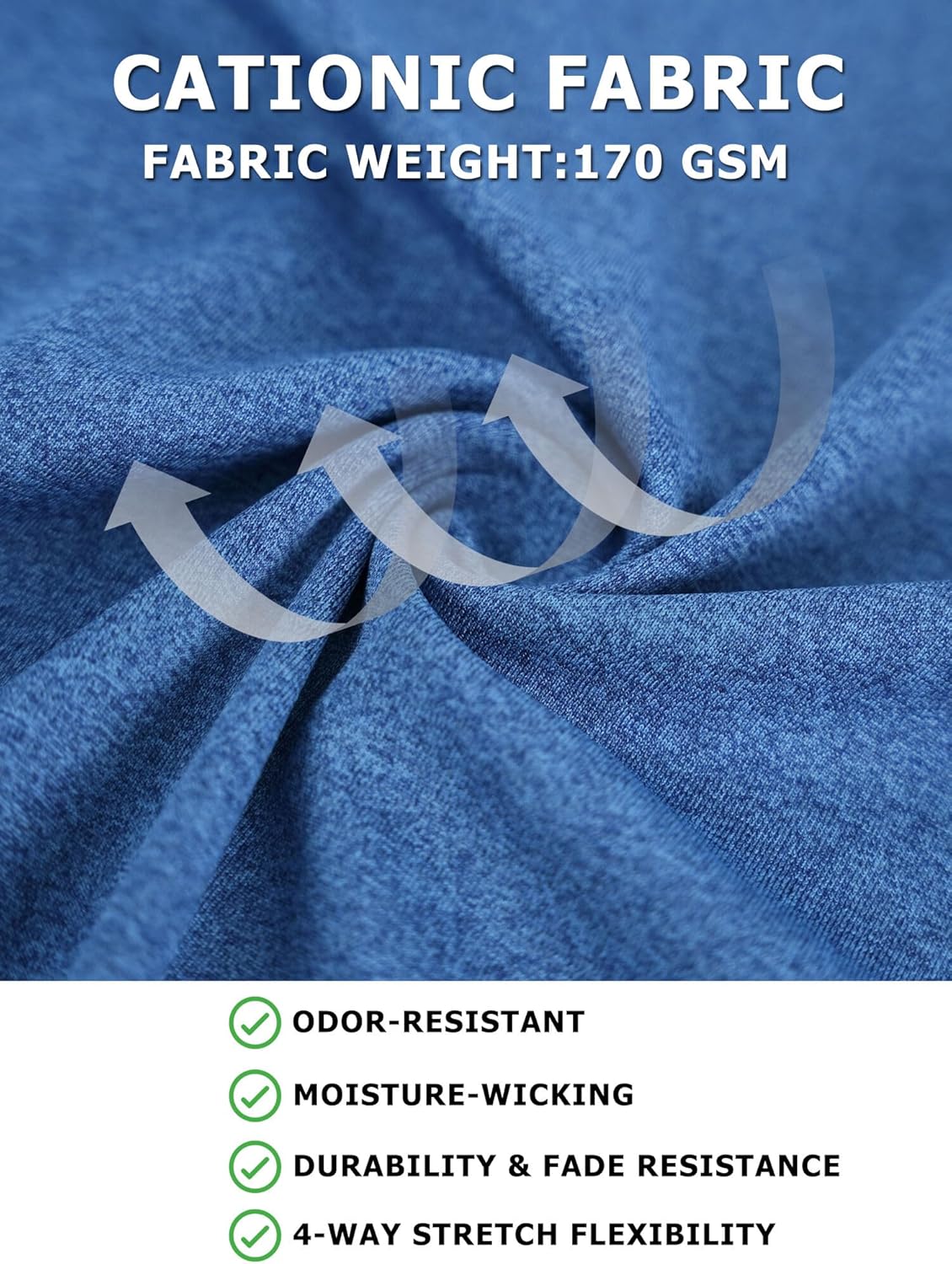 Moisture Wicking Quick Dry Soft Pickleball Workout Hiking Camping Running Shirts for Men Outdoor Sports