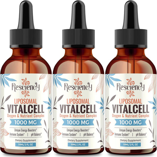 13-in-1 Liquid Oxygen & Nutrient Supplement for Energy, Altitude Support, Performance, Antioxidant, Immune, Fatigue & Detox, Liposomal for High Absorption, pH Balance, Organic, Gluten Free, 6 Fl Oz