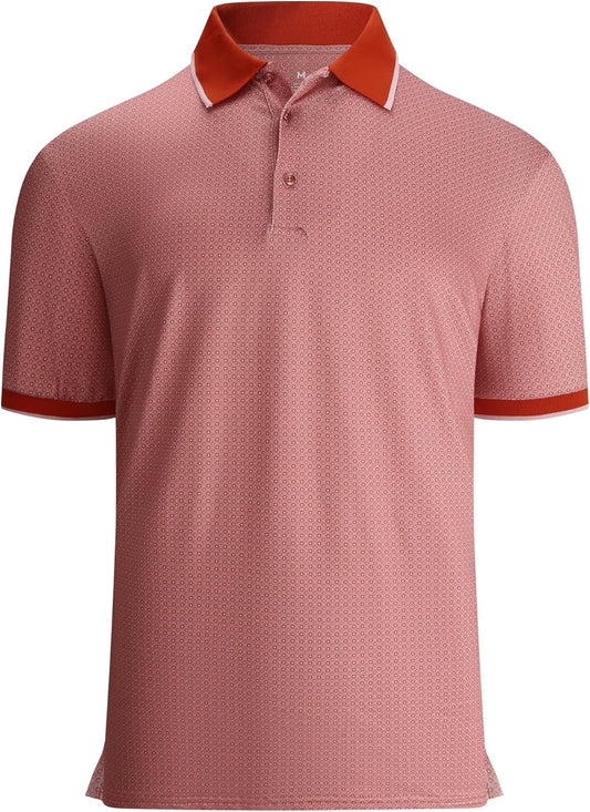 Alex Vando Mens Polo Shirts Short Sleeve Regular Fit Fashion Designed Shirt