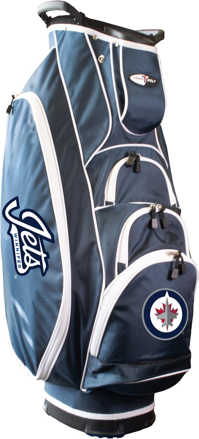 Lightweight, 10-Way Club Divider, Spring Action Stand, Insulated Cooler Pocket, Hook-and-Loop Fastener Glove and Umbrella Holder & Lift Assist Handles