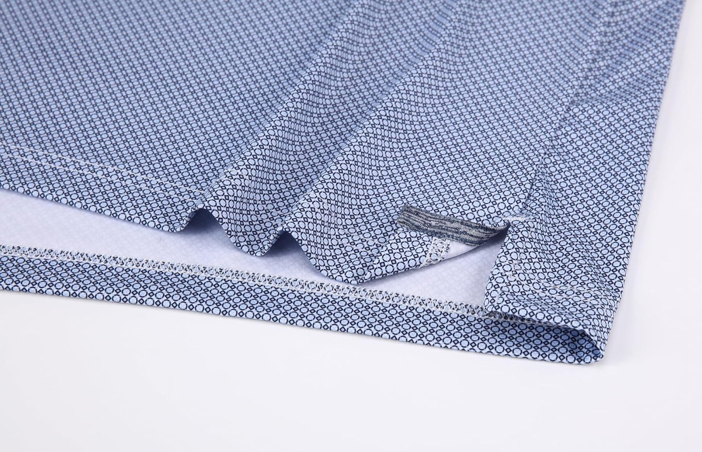 Alex Vando Mens Golf Shirt Moisture Wicking Classic Print Golf Shirts for Men