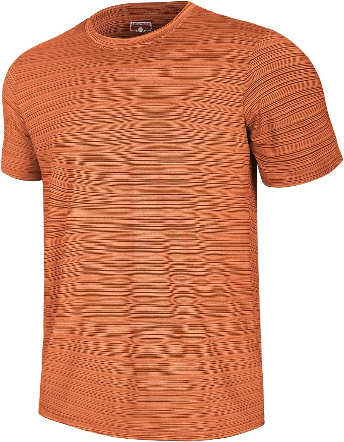 GEMYSE Men's Running Short Sleeve Shirt Sun Protection Quick Dry Moisture Wicking T-Shirts UPF 50+ for Workout