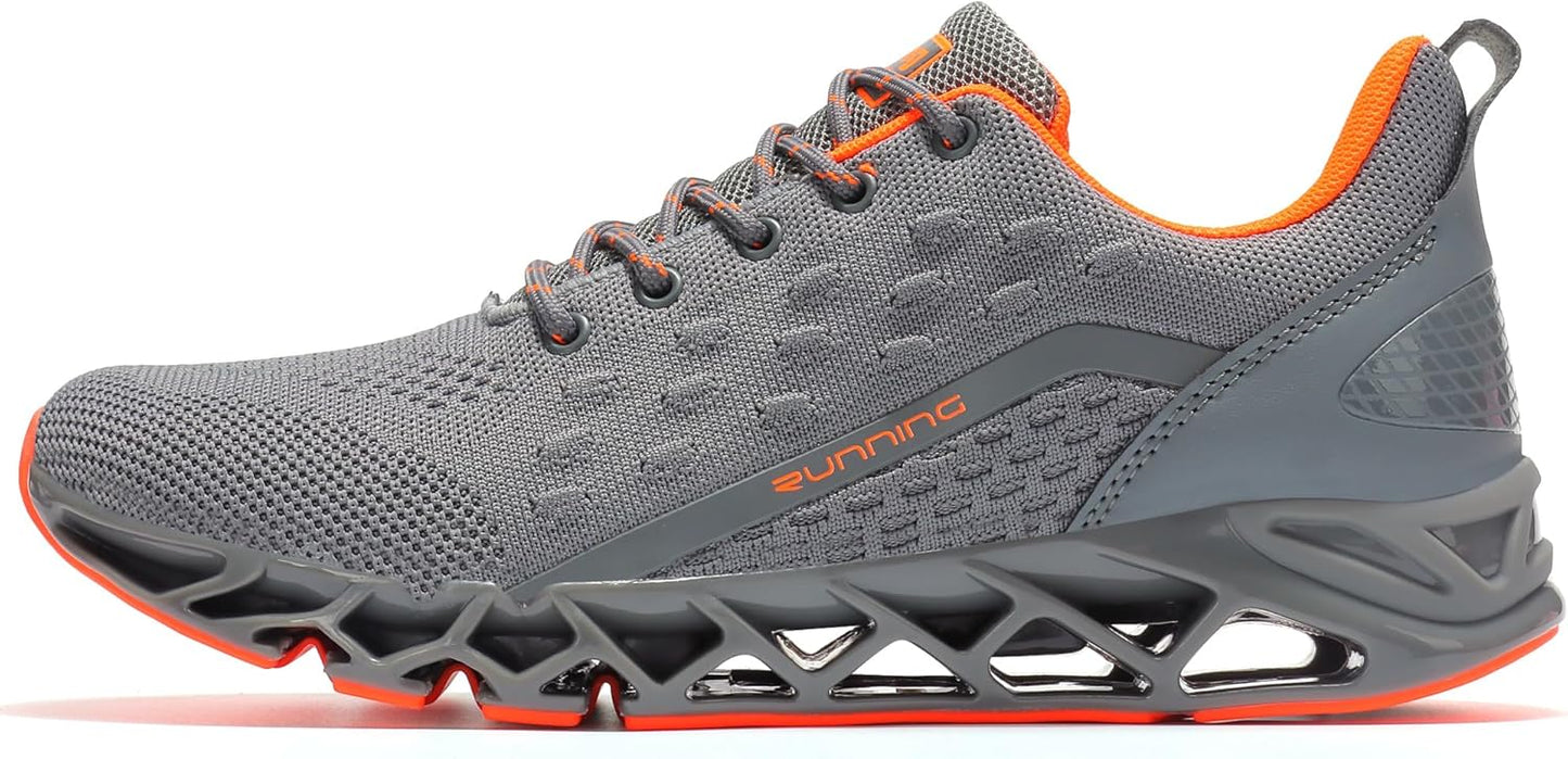 TSIODFO Men Sneakers Fashion Sport Running Athletic Tennis Walking Shoes