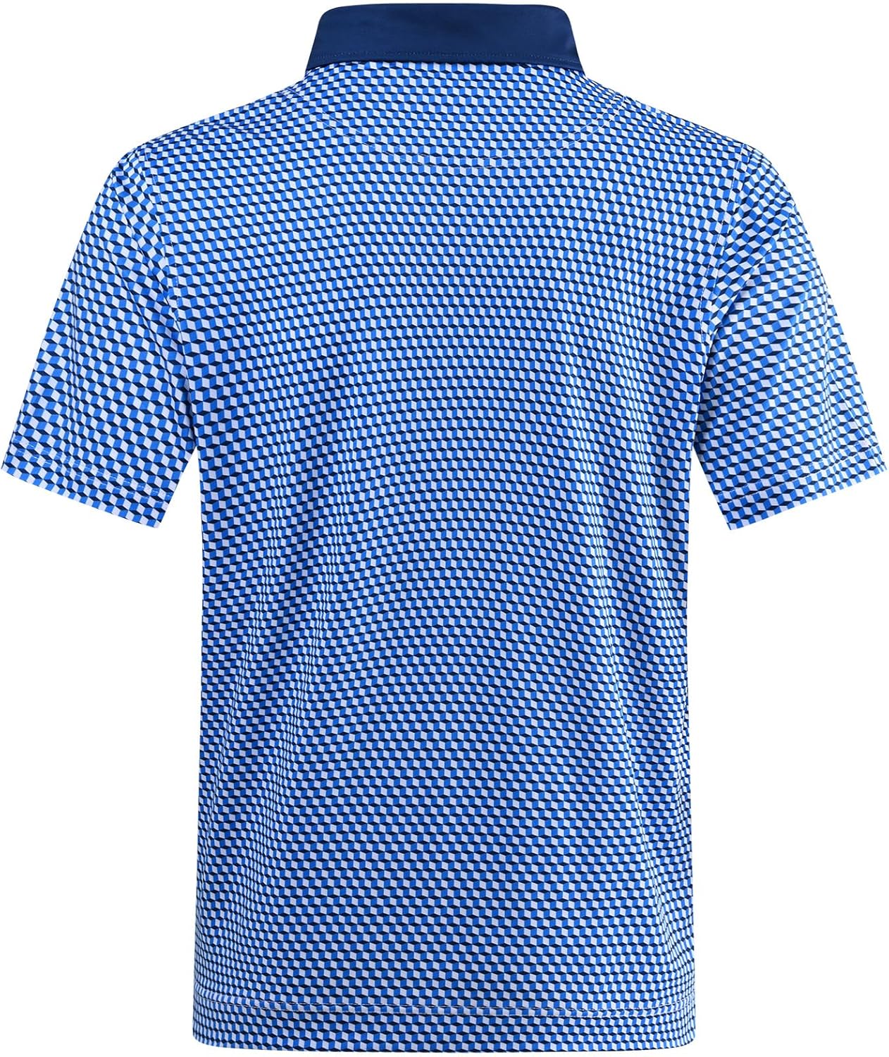 DEOLAX Mens Polo Shirts Fashion Print Mens Golf Shirt Dry Fit Mens Golf Polo Short Sleeve Quick Dry Funny Golf Shirt for Men
