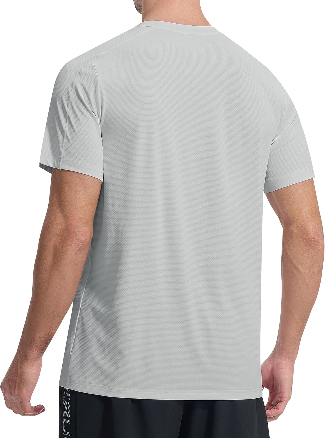 EZRUN Men's Lightweight Short Sleeve T-Shirt Quick Dry Workout Running Athletic Swim Shirts Fishing Rash Guard