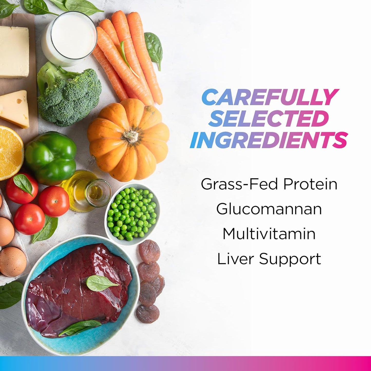 Livingood Daily Collagen Powder for Women & Men, Grass Fed Hydrolyzed Collagen Peptides, Protein & Multivitamins for Healthy Hair, Skin & Nails, Keto & Paleo, Gluten Free, Chocolate, 30 Servings