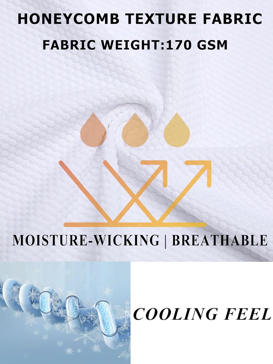 Moisture Wicking Quick Dry Soft Pickleball Workout Hiking Camping Running Shirts for Men Outdoor Sports
