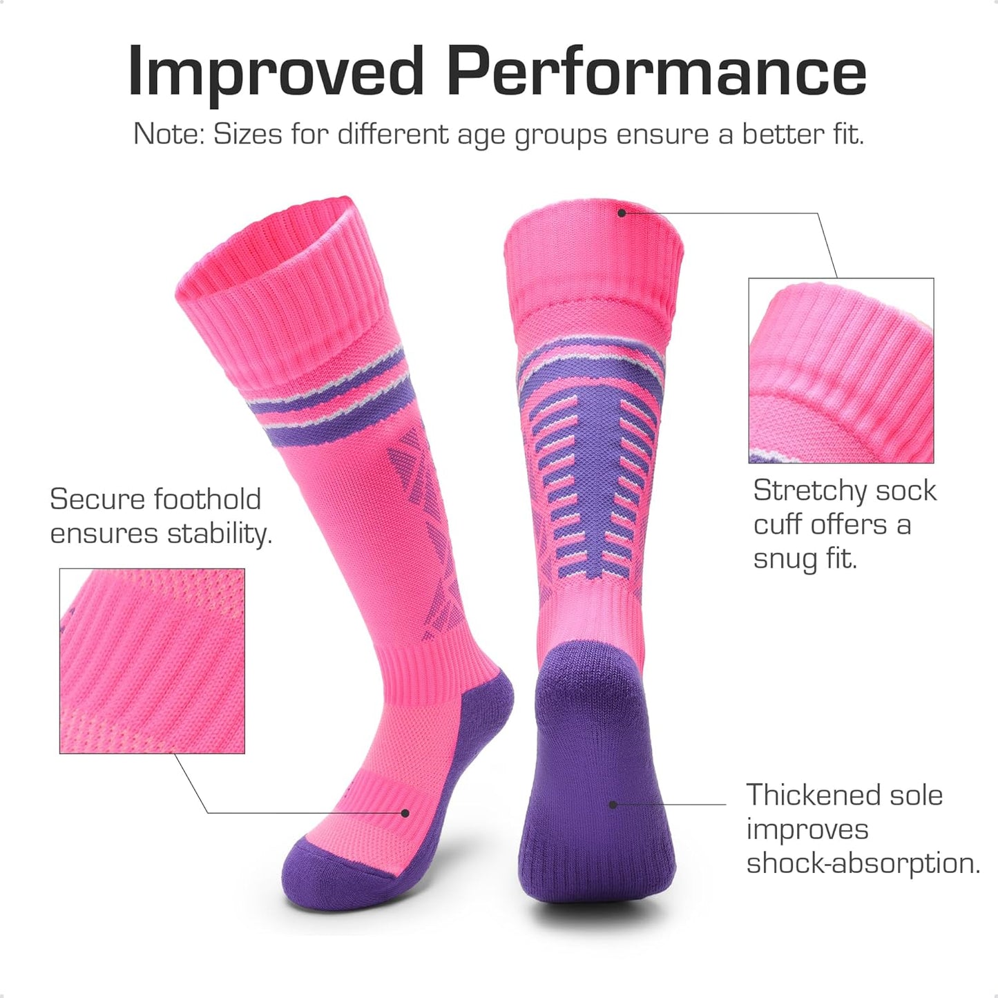 DREAM PAIRS Boys Girls Soccer Cleats Youth Firm Groud Athletic Outdoor Trainning Football Shoes for Little/Big Kid