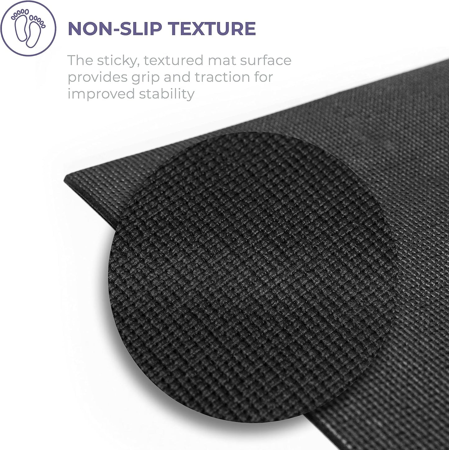 Sunshine Yoga Voyage Yoga Mat, 6 Pack, 72" x 24" Professional Studio and Gym Bulk Yoga Mats, 5mm Thick, Durable, Anti-Tear, Non Slip Fitness and Exercise Mats