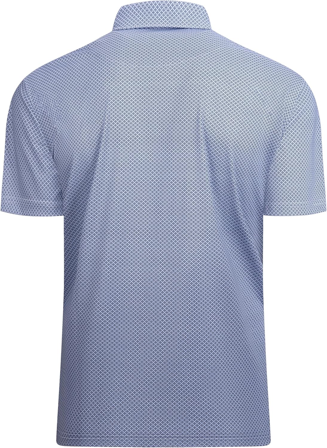 Alex Vando Mens Golf Shirt Moisture Wicking Classic Print Golf Shirts for Men