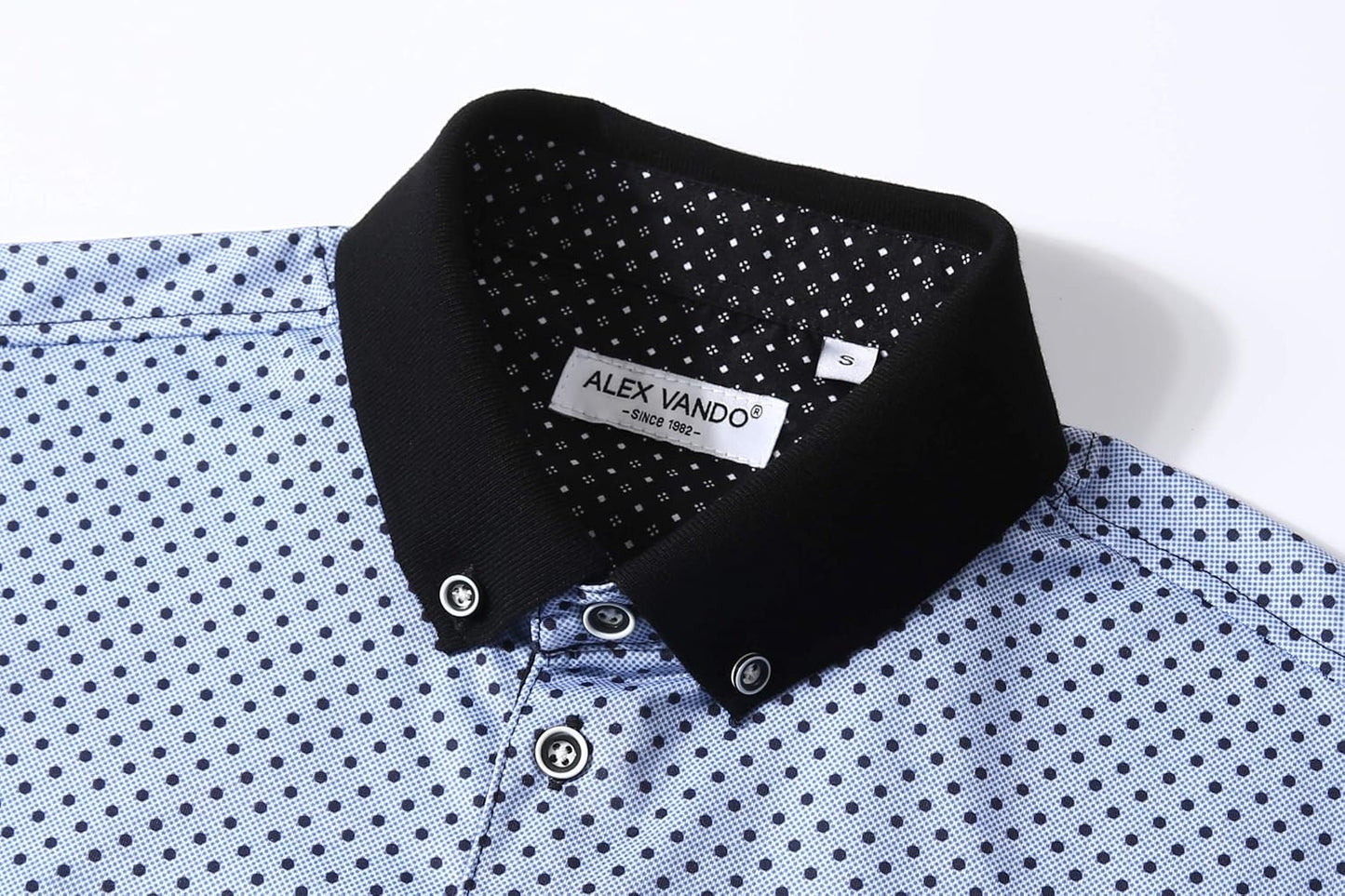 Alex Vando Mens Polo Shirts Short Sleeve Regular Fit Fashion Designed Shirt