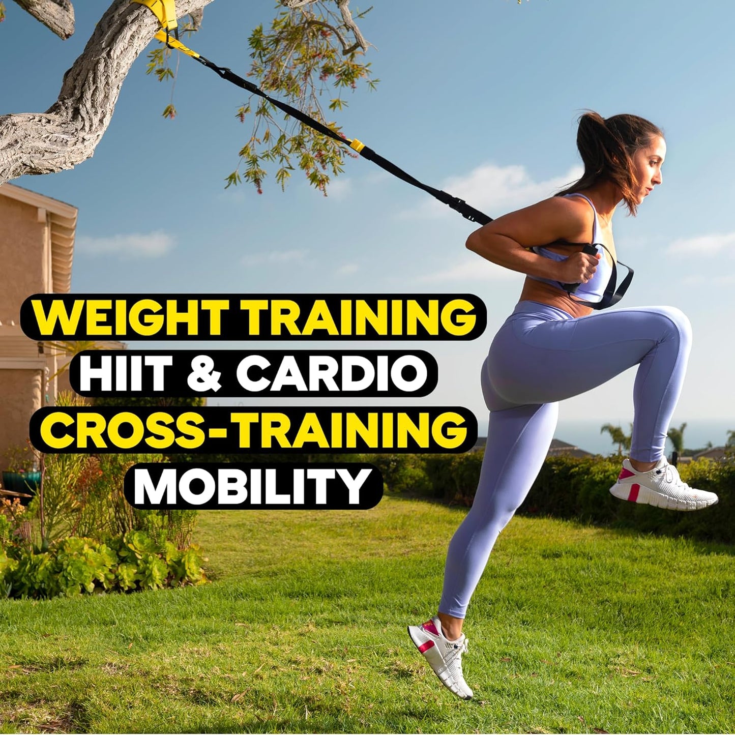 TRX PRO3 Suspension Trainer System, Durable Design for Cross-Training, Weight Training, HIIT Training & Cardio, Includes 3 Anchor Solutions for Indoor & Outdoor Home Gyms