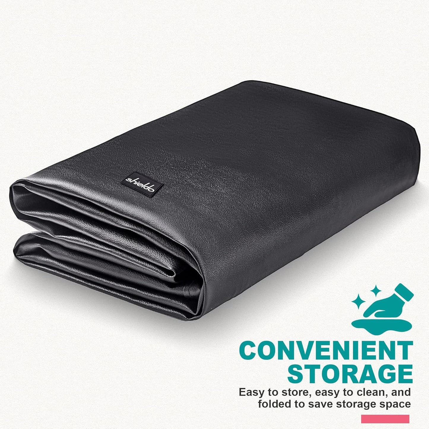 Heavy Duty Leatherette Billiard Pool Table Cover,Waterproof&Tearproof Cover for Pool Table,7/8/9 Foot Fitted