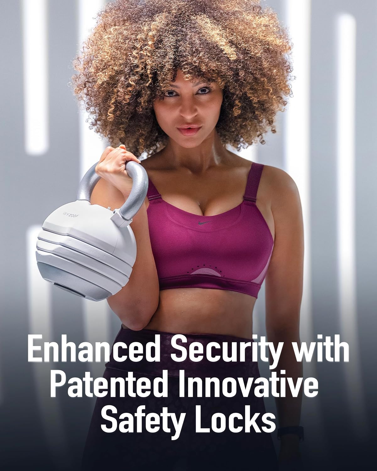 Adjustable Kettlebell 30lb Weight Training Fitness Exercise Full Body Workout 5 in 1 for Home Gym Beginners Woman