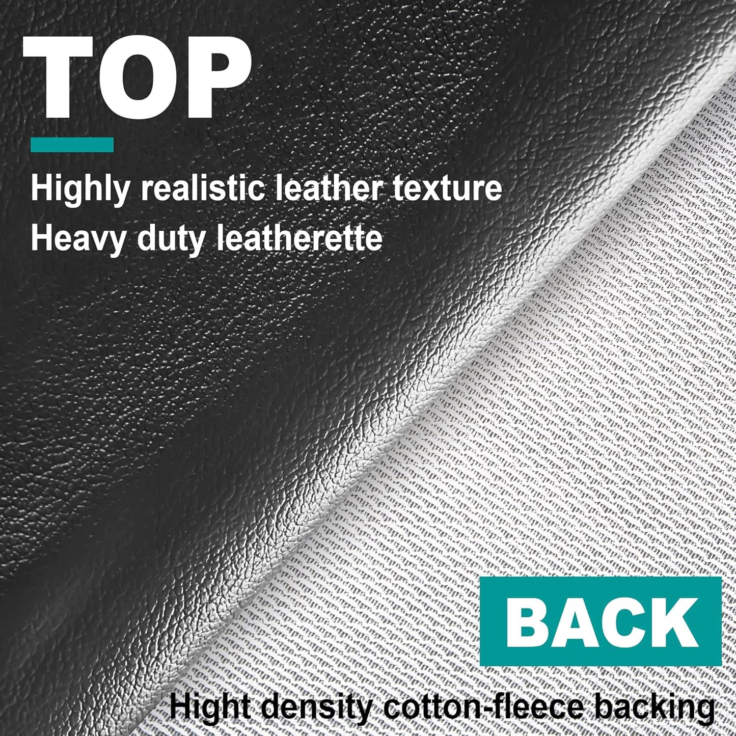 Heavy Duty Leatherette Billiard Pool Table Cover,Waterproof&Tearproof Cover for Pool Table,7/8/9 Foot Fitted (9FT/Black)