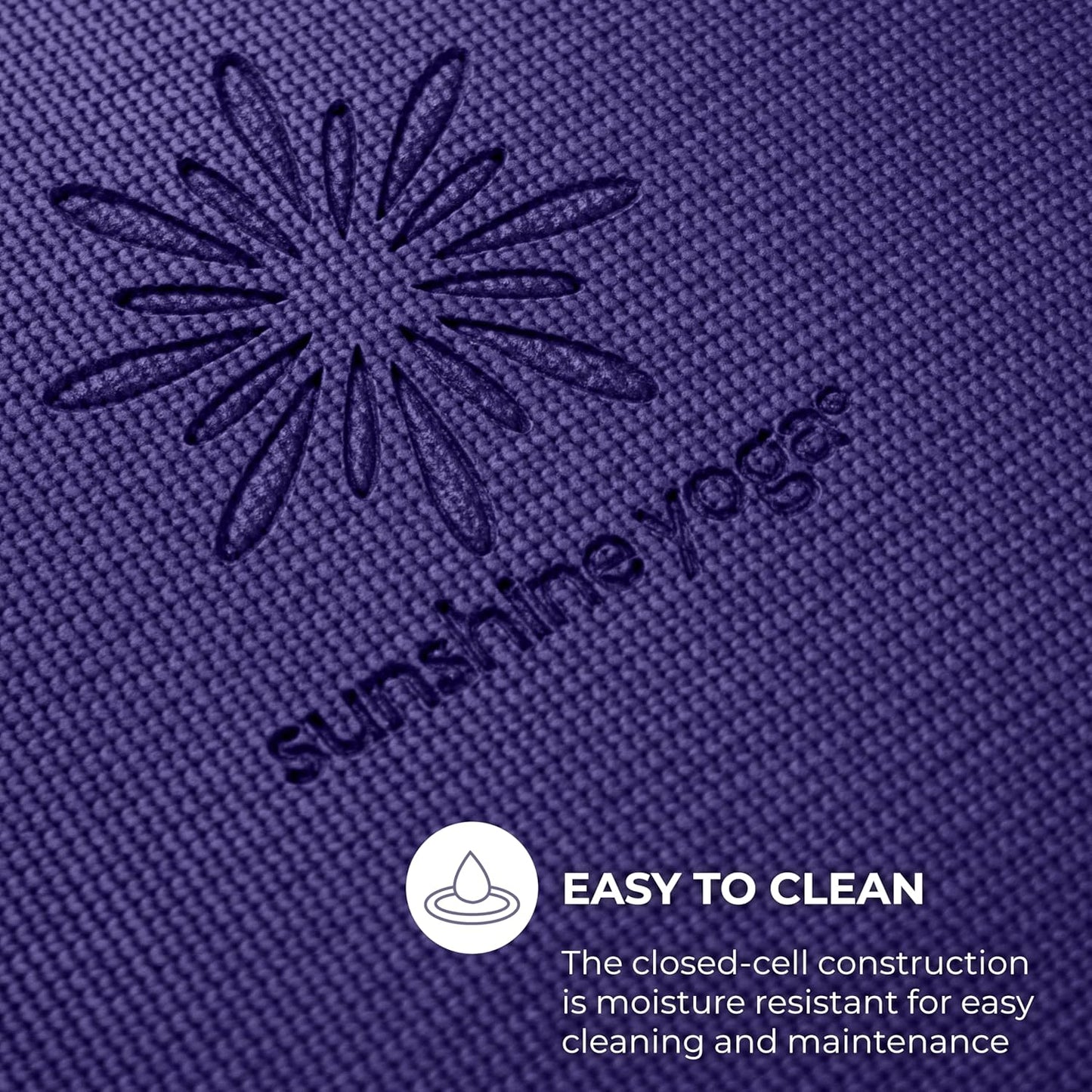 Sunshine Yoga Voyage Yoga Mat, 10 Pack, 72" x 24" Professional Studio and Gym Bulk Yoga Mats, 5mm Thick, Durable, Anti-Tear, Non Slip Fitness and Exercise Mats