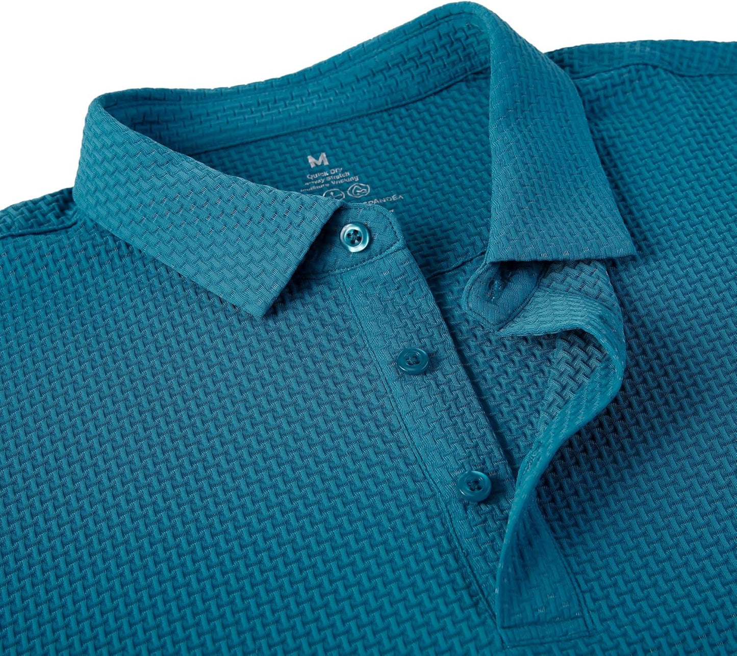 WARHORSEE Golf Polo Shirts for Men Short Sleeve Wrinkle Free 4 Way Stretch Moisture Wicking Performance Collared Tshirts