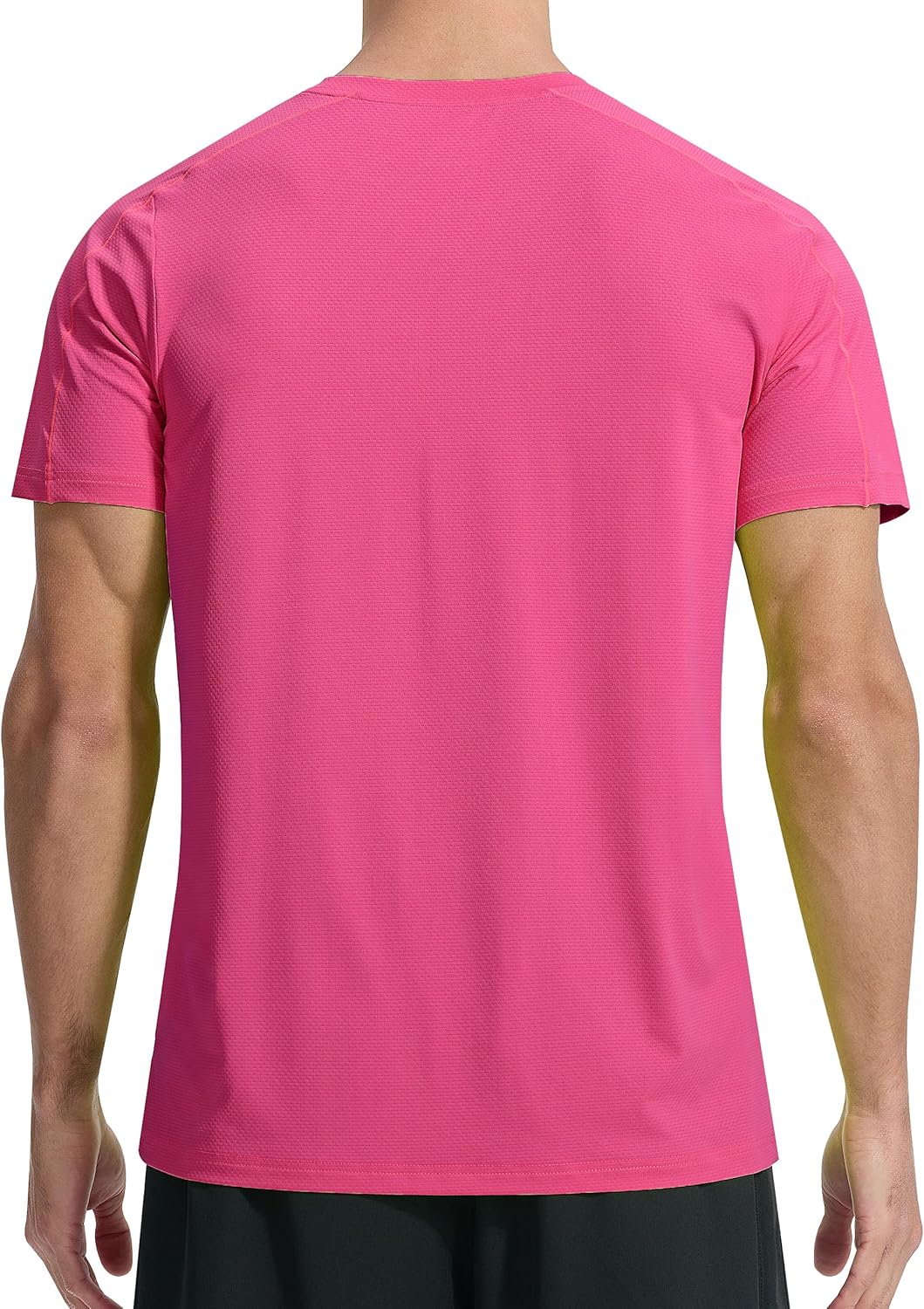 EZRUN Men's Lightweight Short Sleeve T-Shirt Quick Dry Workout Running Athletic Swim Shirts Fishing Rash Guard
