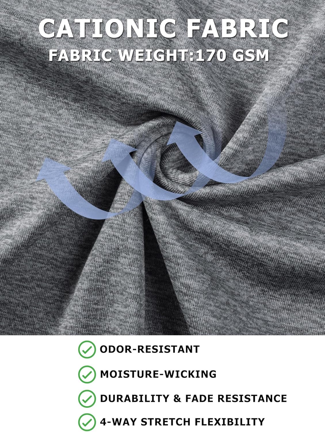 Moisture Wicking Quick Dry Soft Pickleball Workout Hiking Camping Running Shirts for Men Outdoor Sports