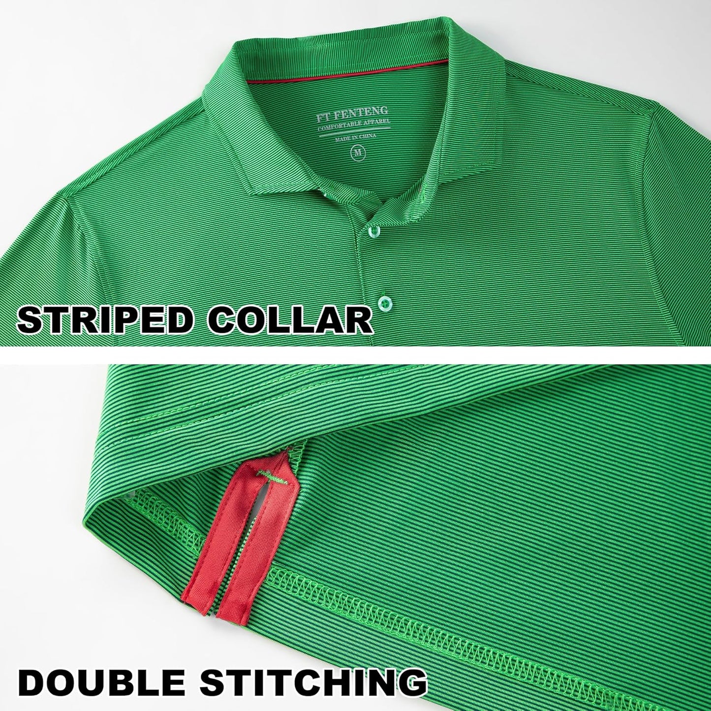 Mens Polo Shirts Short Casual Solid Stylish Dry Fit Performance Designed Collared Golf Polo Shirts for Men