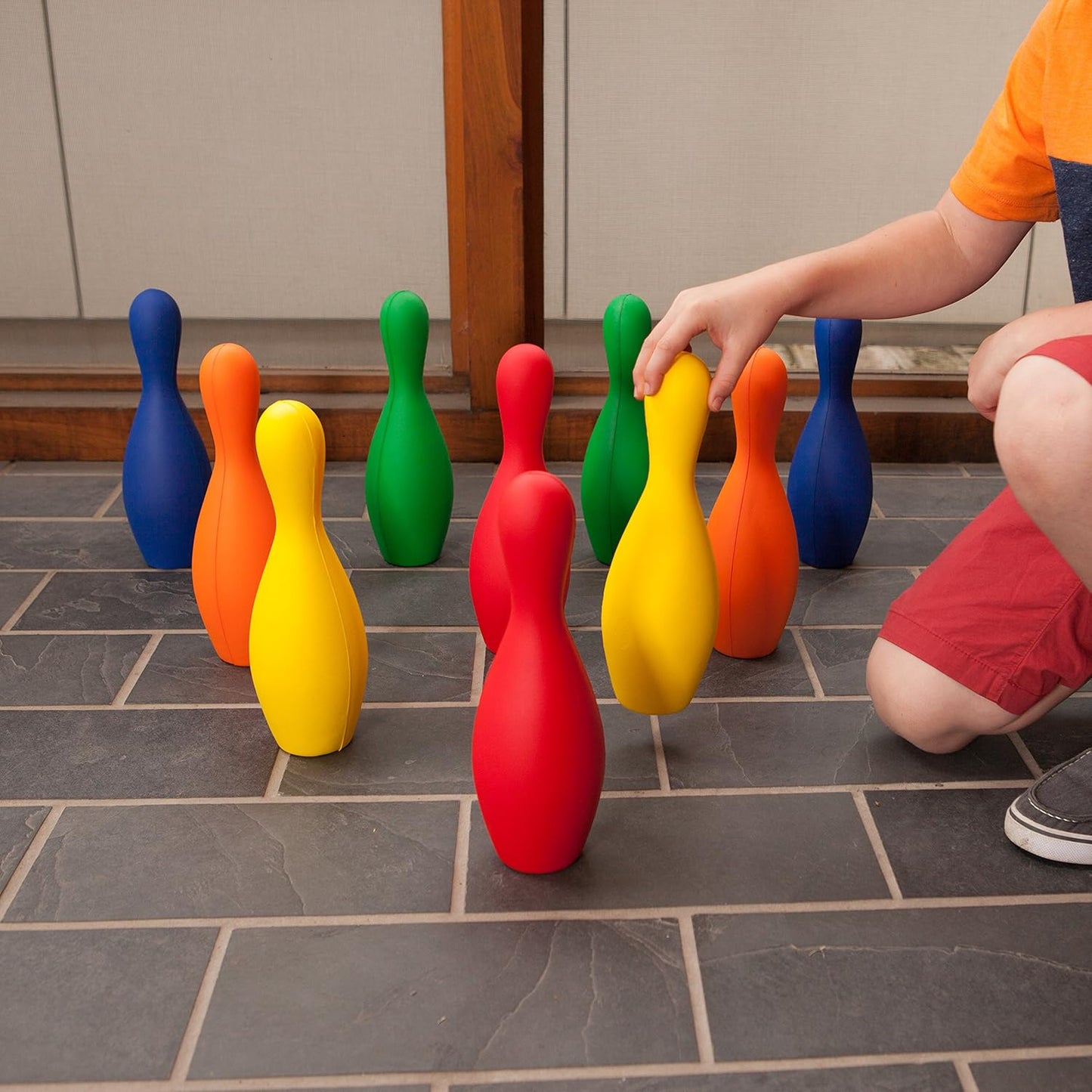 Champion Sports Weighted Foam Bowling Pin Set - Pins Only