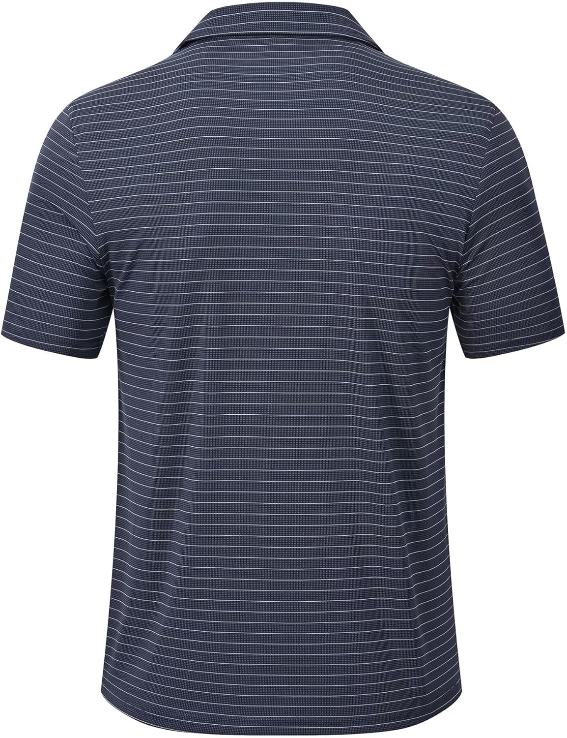 Tyhengta Men's Striped Shirt Short Sleeve Golf Polo Shirts